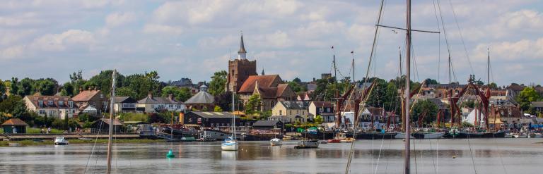 River Chelmer in Maldon, Essex